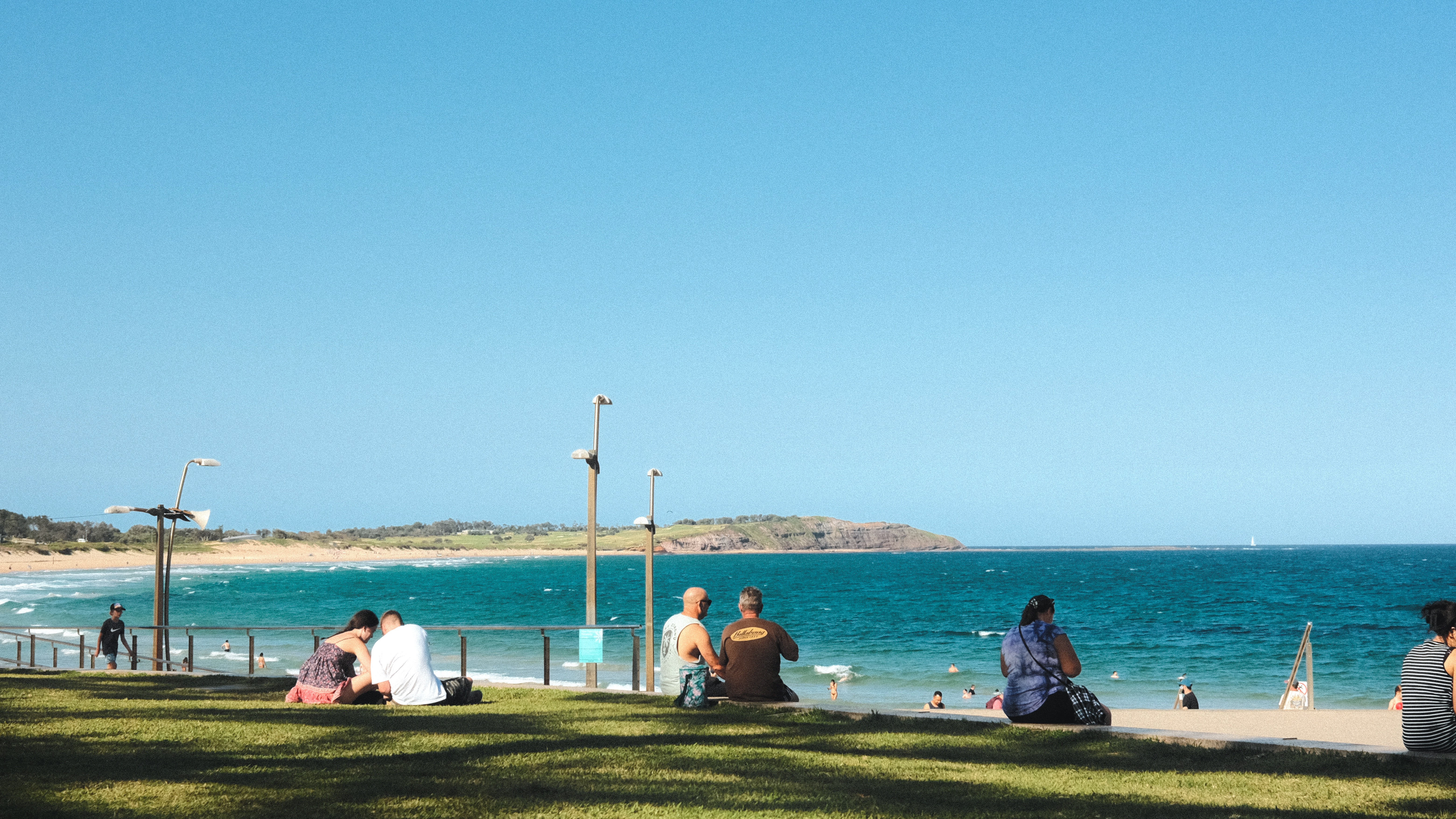 Beach landscape representing clean, modern design